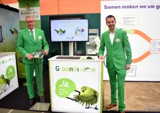Jan Kastelein and Elmar Visser of GroenVision. They supply company software for tree nurseries and traders.